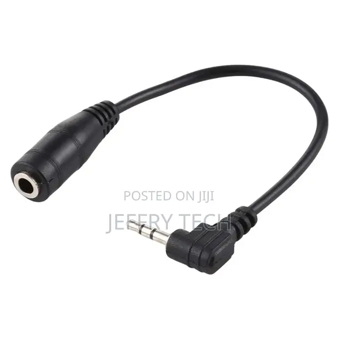 3.5mm Female to 2.5mm Male Headphone Adapter Cable Connector