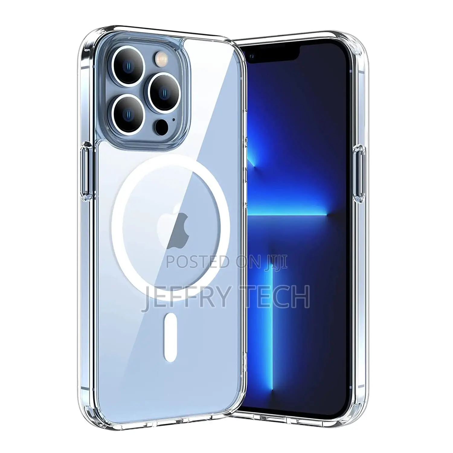 Magnetic TPU Back Cover Compatible for iPhone 12 Pro Case An