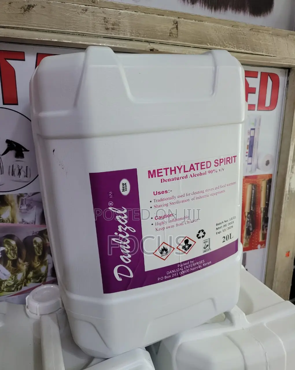 20litre Methylated Spirit for Food Warming Clean Avoidable