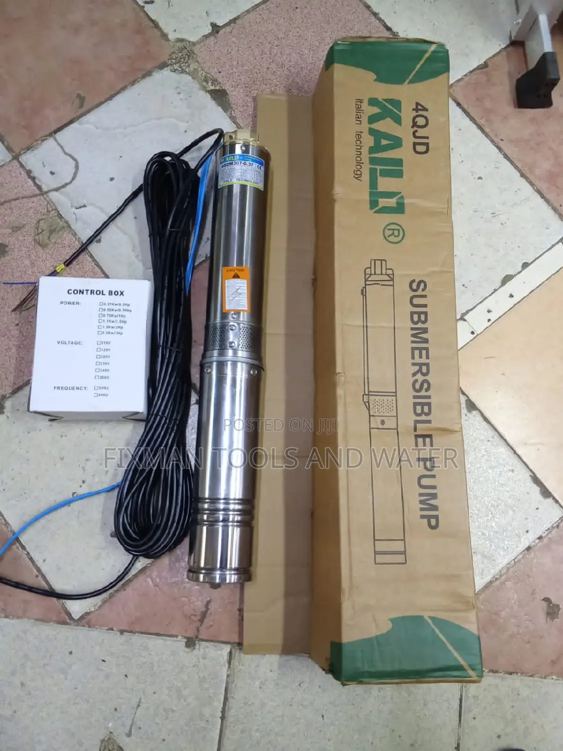 Kairo Italy Agri-Farming Submersible Water Pump 0.5 HP 44M