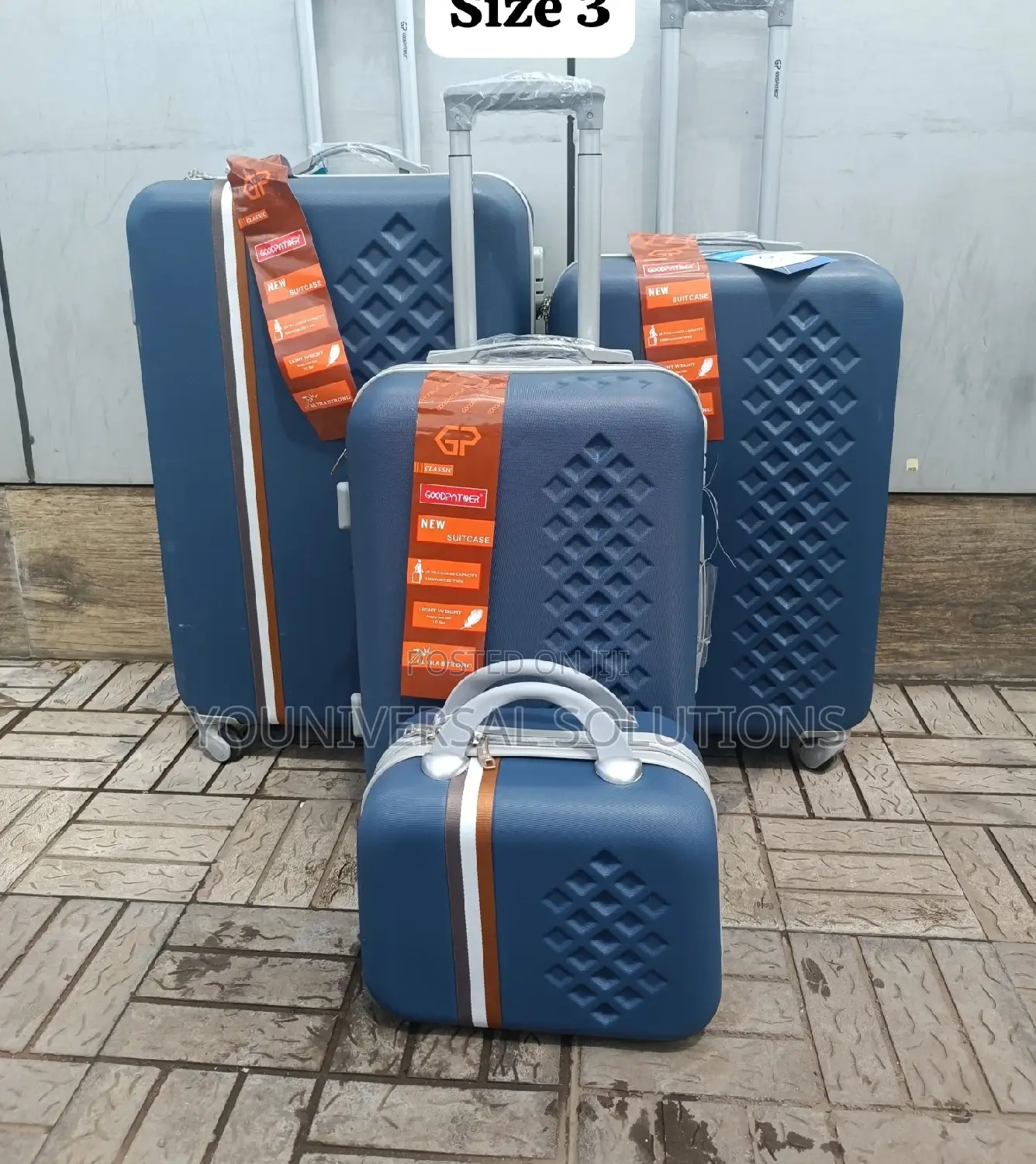 4 in 1 Luxurious Rubber Suitcase