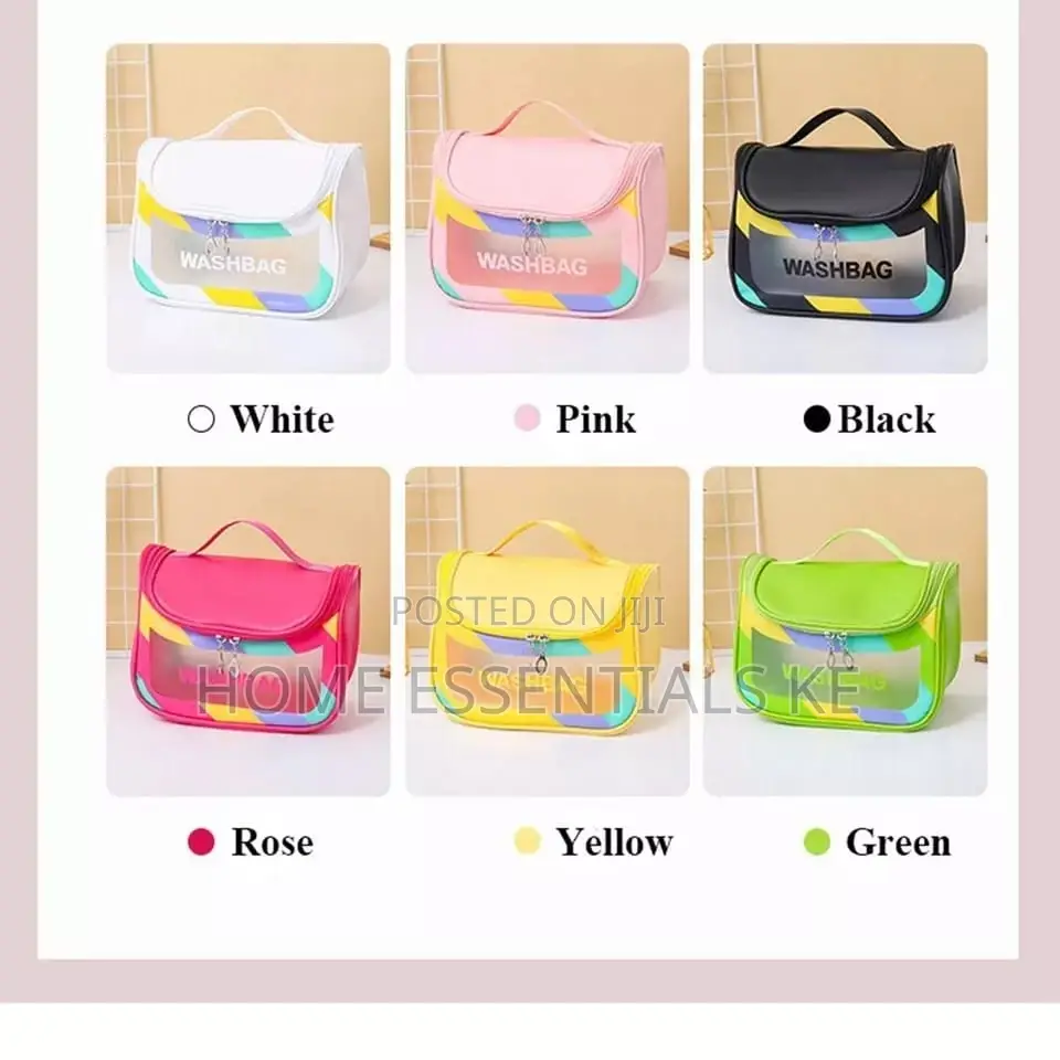 *Waterproof Transparent Washbag/Cosmetic Bag