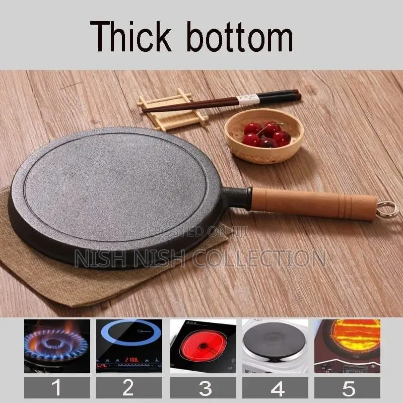 Heavy Thick Die Cast (Anti Scratch) Chapati Pan