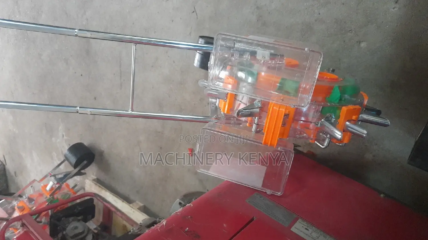 Seed Planter With Both Seeds and Fertiliser Pockets