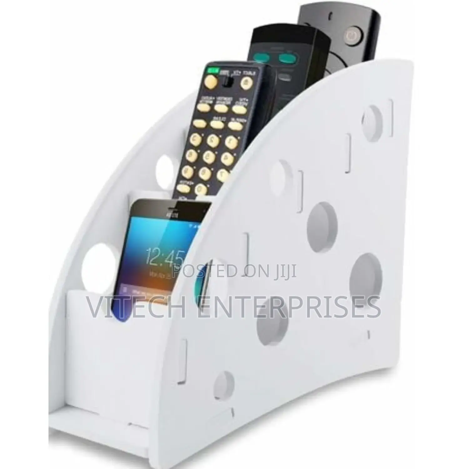 Wooden TV Remote Control Holder Stand