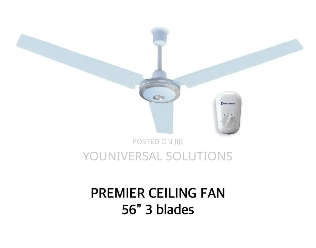 Ceiling Fan 56 "With 3 Blades - Premier