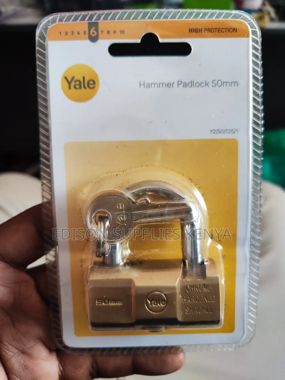 Yale Padlocks Yale Hammer Padlocks 50mm High Protection