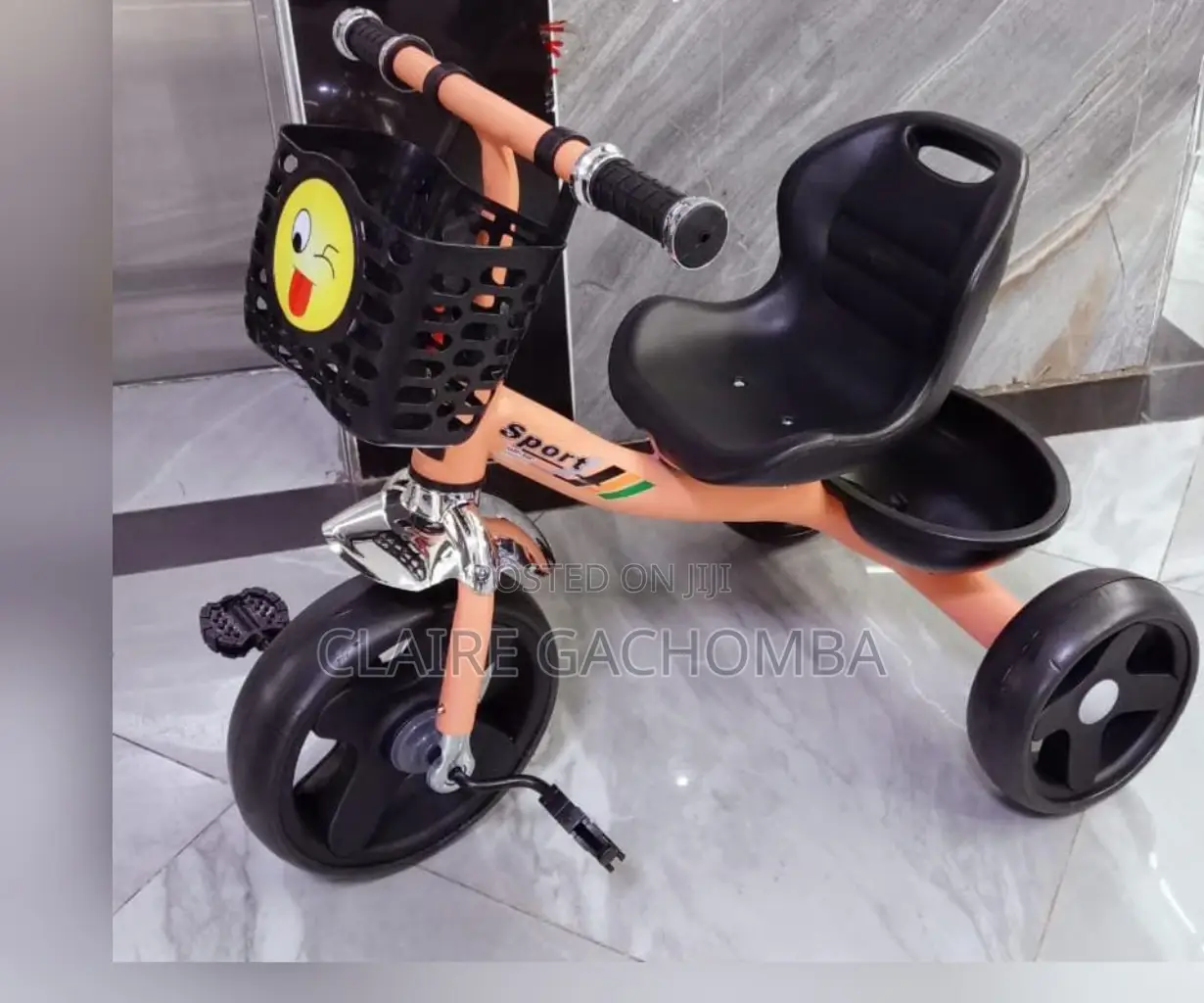 Kids Tricycle With Storage Baskets