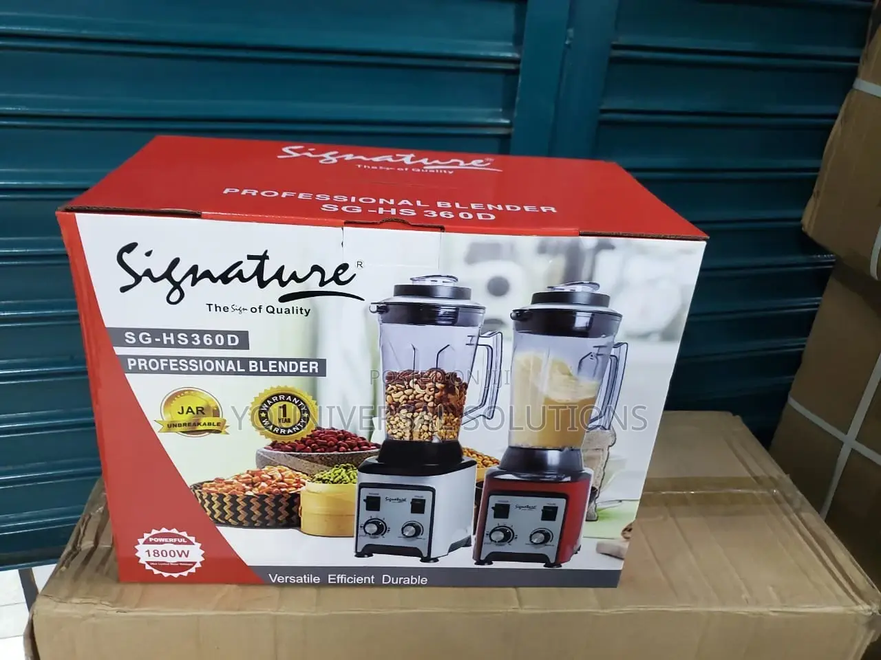 Signature Commercial Heavy Duty Blender 1800 Watts -4 LTRS