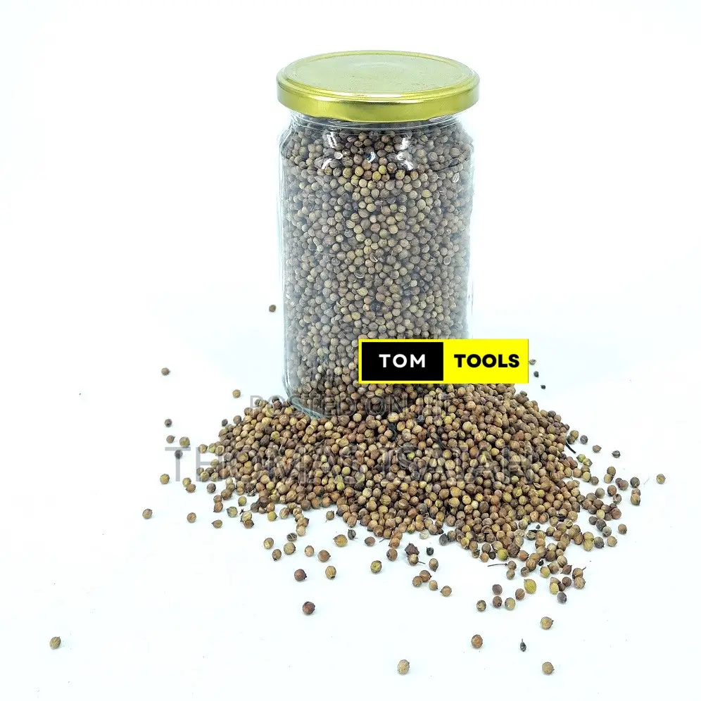 250g Whole Coriander Dhania Seeds in Reusable 720ml Glass Ja
