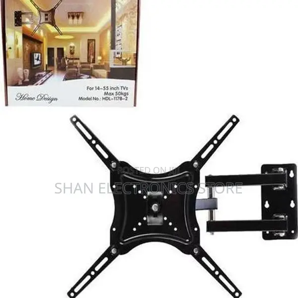 14 - 55 Inch Full Motion Swivel -Wall Mount TV Bracket,'