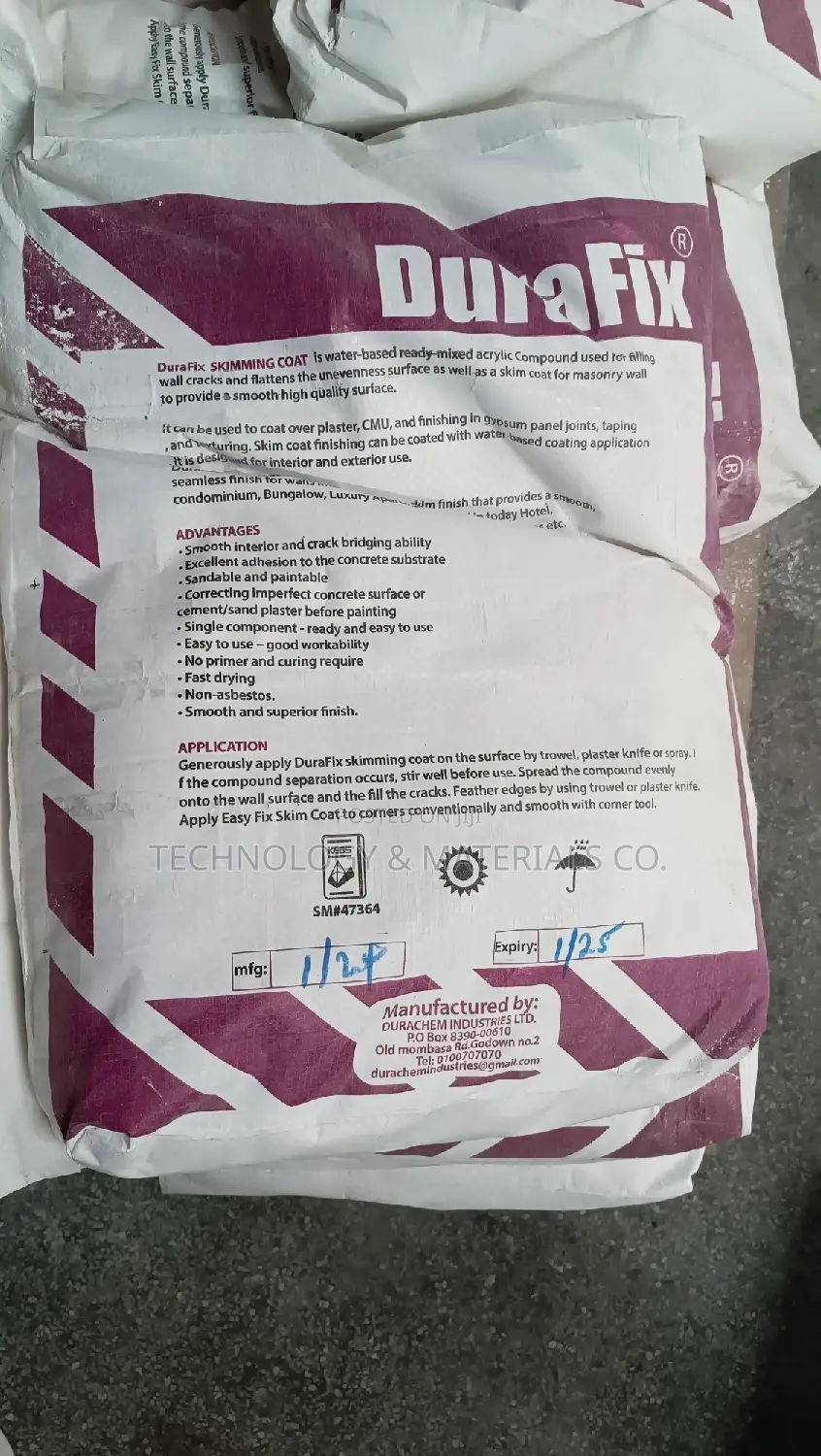 Skim Coat 25kg- Durafix