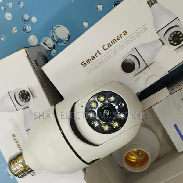 PTZ Bulb Camera Rotating Bulb Camera V380 Quality Nanny Ptz.