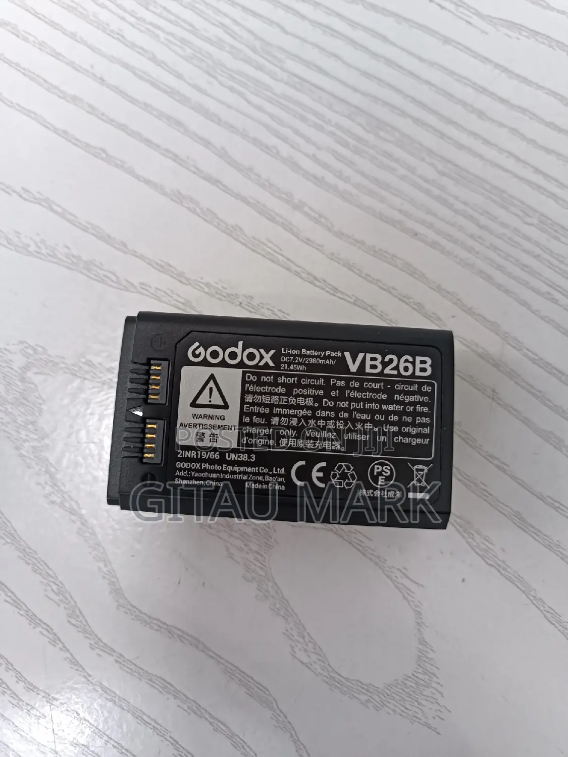 Godox VB 26 Battery for Godox V1 Round Head Flashes