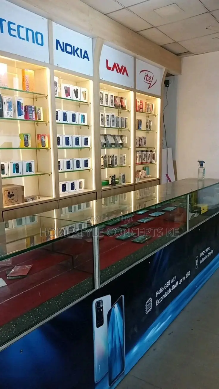 Shop Shelf/Shelves Design Beauty Chemists Mobile Phone