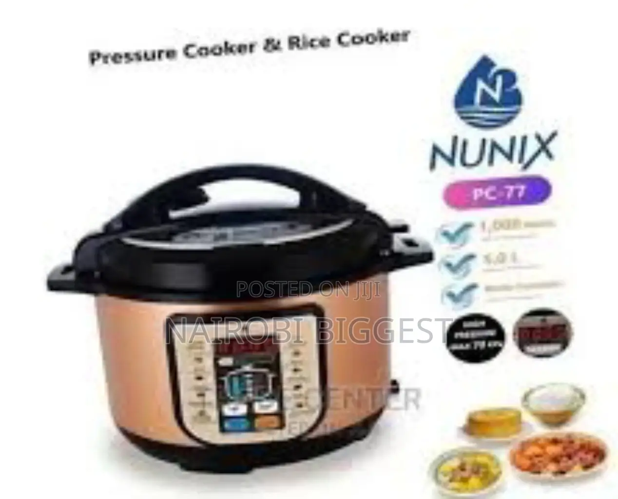 Nunix 5 Litres Electric Pressure Cooker