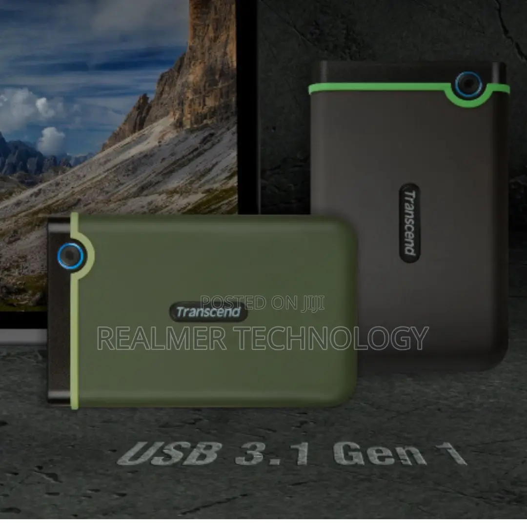 Transcend 1tb Usb 3.1 Portable External Hard Drive 25m3