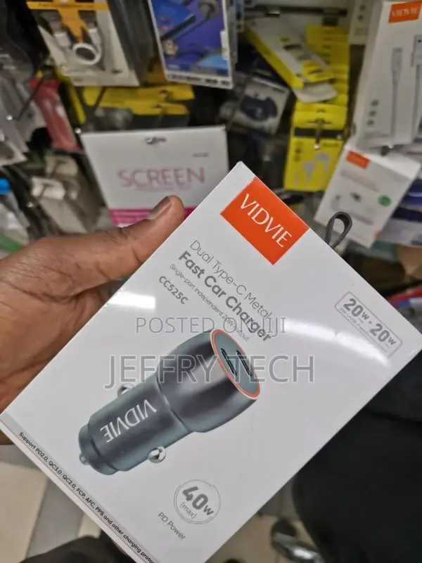 Vidvie CC525C Type-C 40W Vehicle Cell Phone Charger