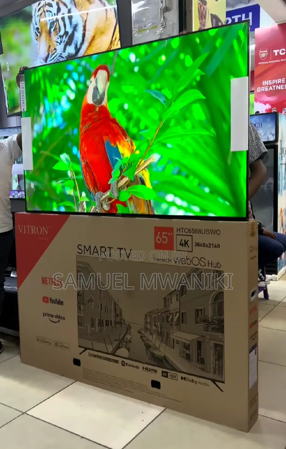 Vitron 65" Uhd Webos Smart Tv Frameless Magic Remote Hdr+
