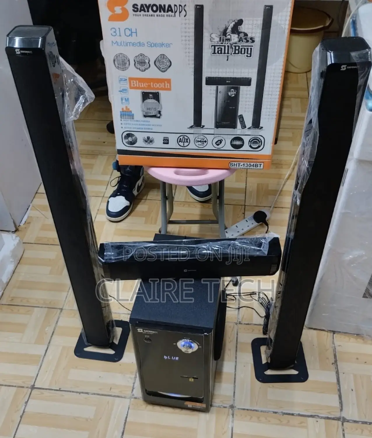 Sayona SHT 1304 Subwoofer, Medium Range Tall Boy