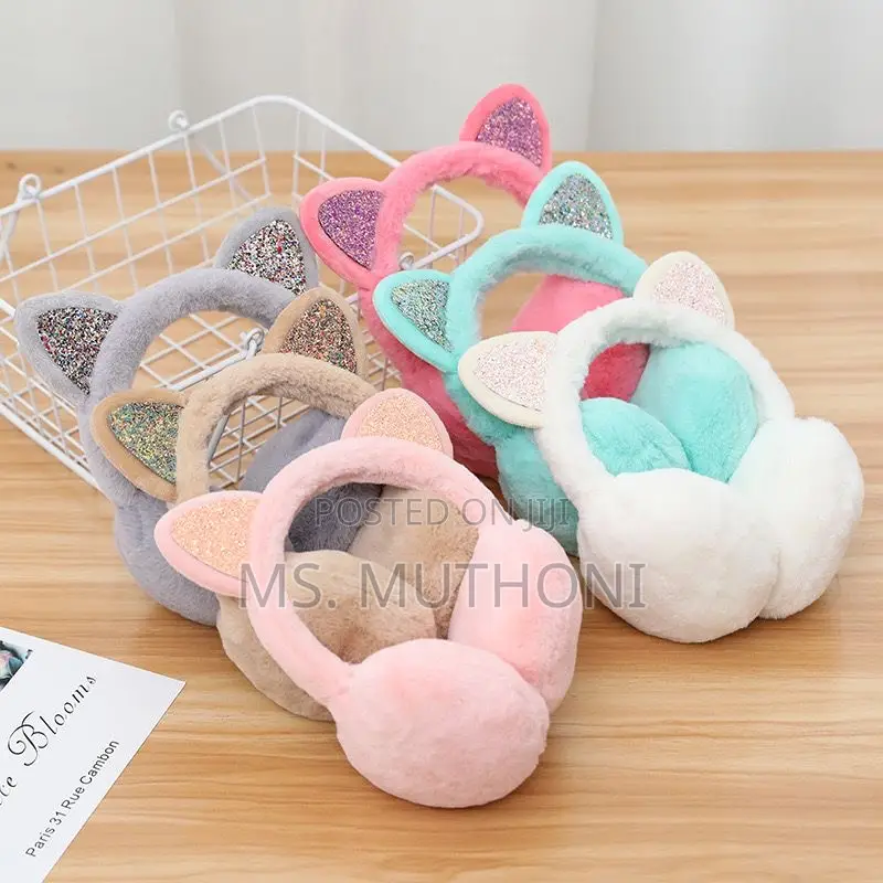 *Cute Cat Plush Fur Earmuff  Excellent Quality *