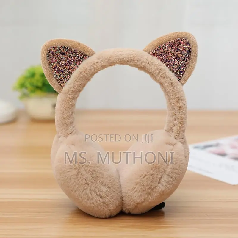 *Cute Cat Plush Fur Earmuff  Excellent Quality *
