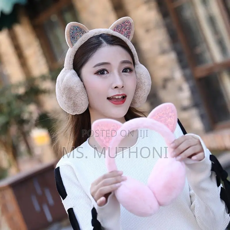 *Cute Cat Plush Fur Earmuff  Excellent Quality *