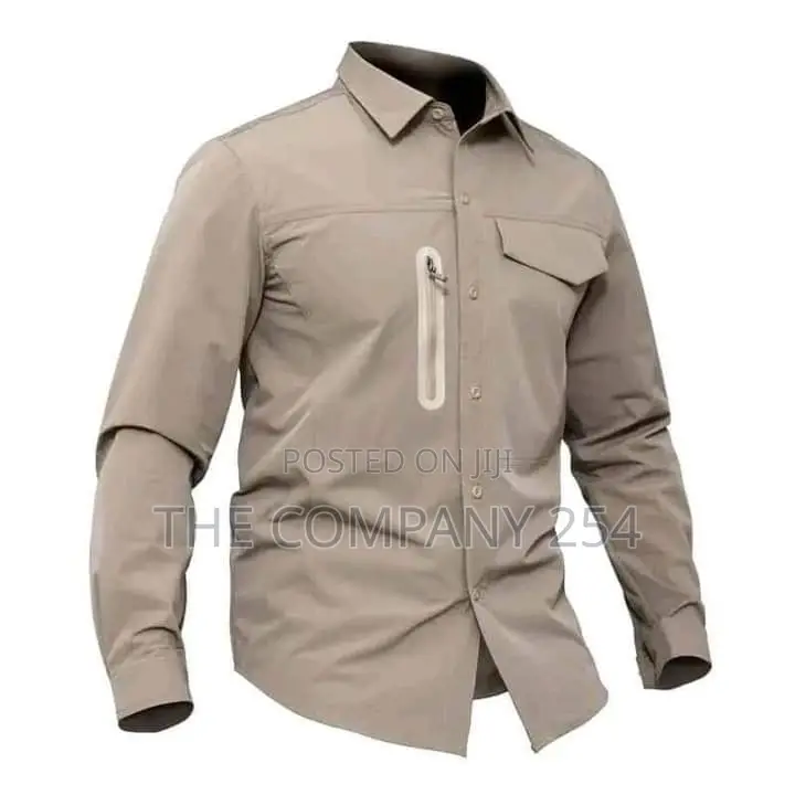 Chest Zip Tactical Shirts 
Sizes M, L, Xl, 2xl, 3xl