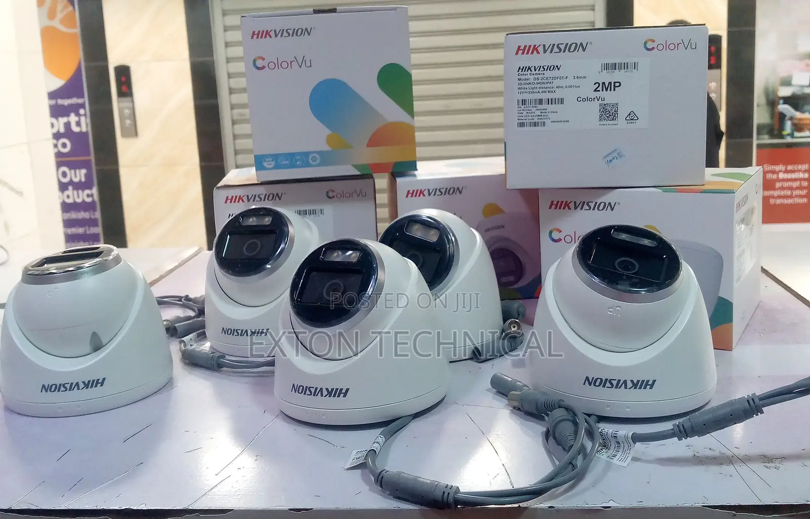 3.6mm 2mp 40m Hikvision Dome Colorvu Security Camera