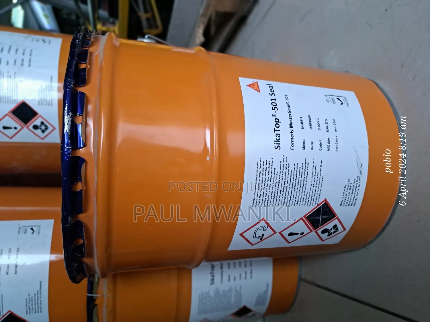 Masterseal 501- 25kg