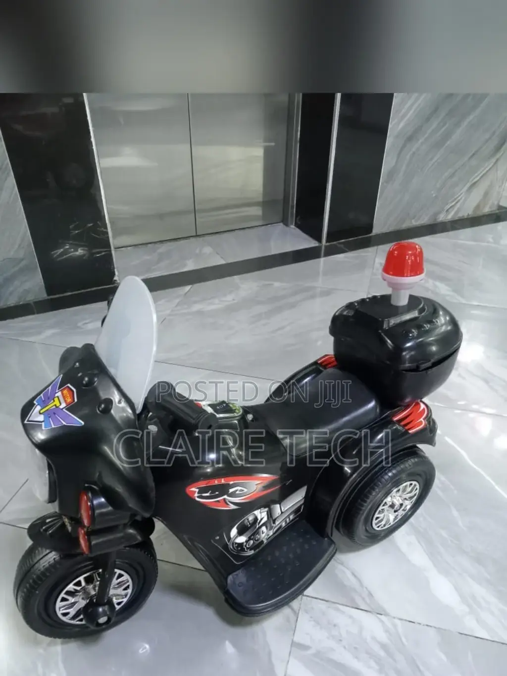 Black Kids Rechargeable Bikes