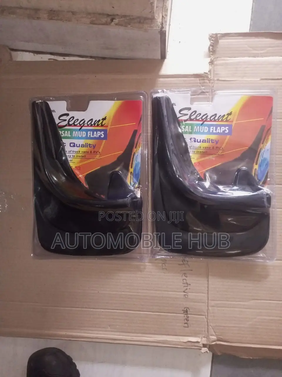 4piece Universal Mudflaps Black