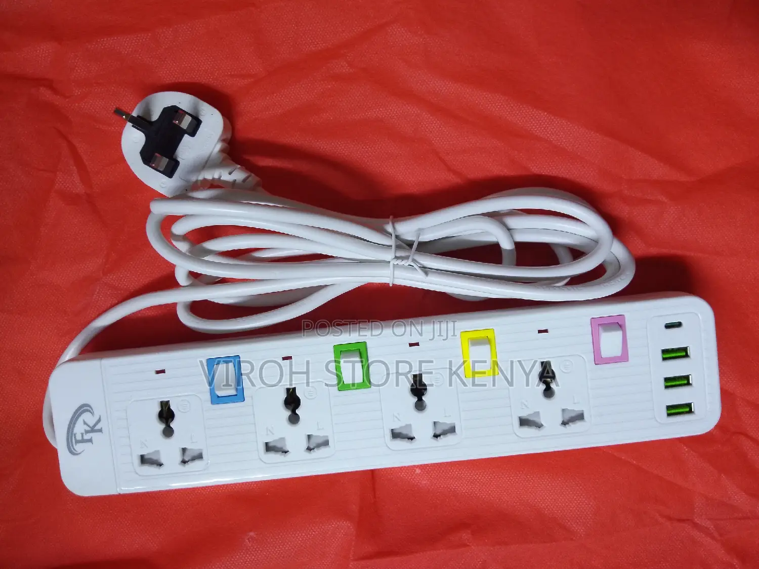 FK Extension Cable With Type C Port 4 Usb a Ports