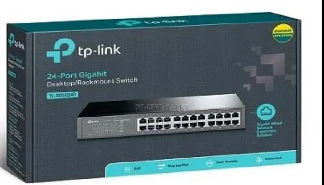 24 Portbase-t Unmanaged Gigabit Switch UK Plug