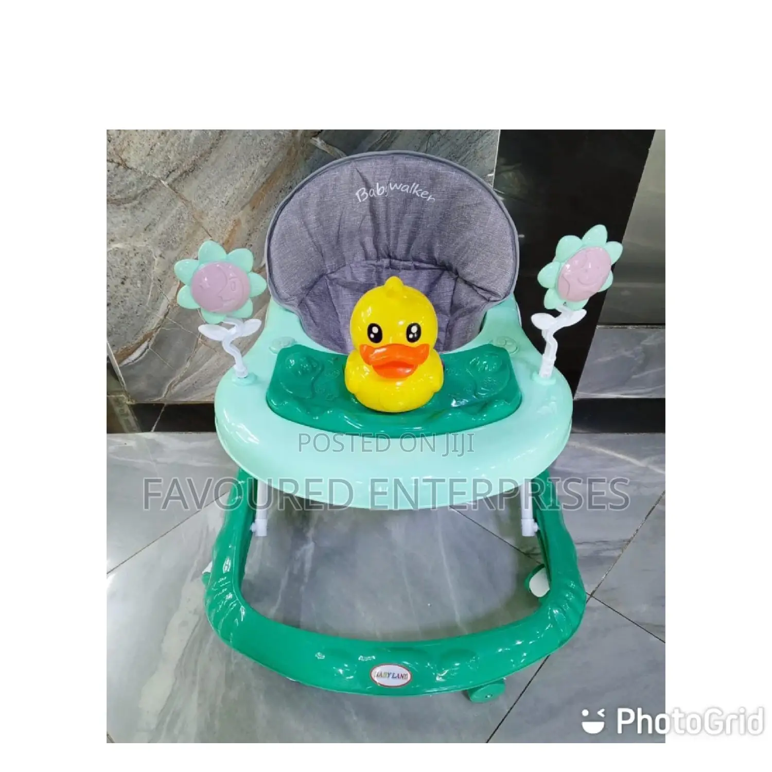 Baby Walker With Music- Green