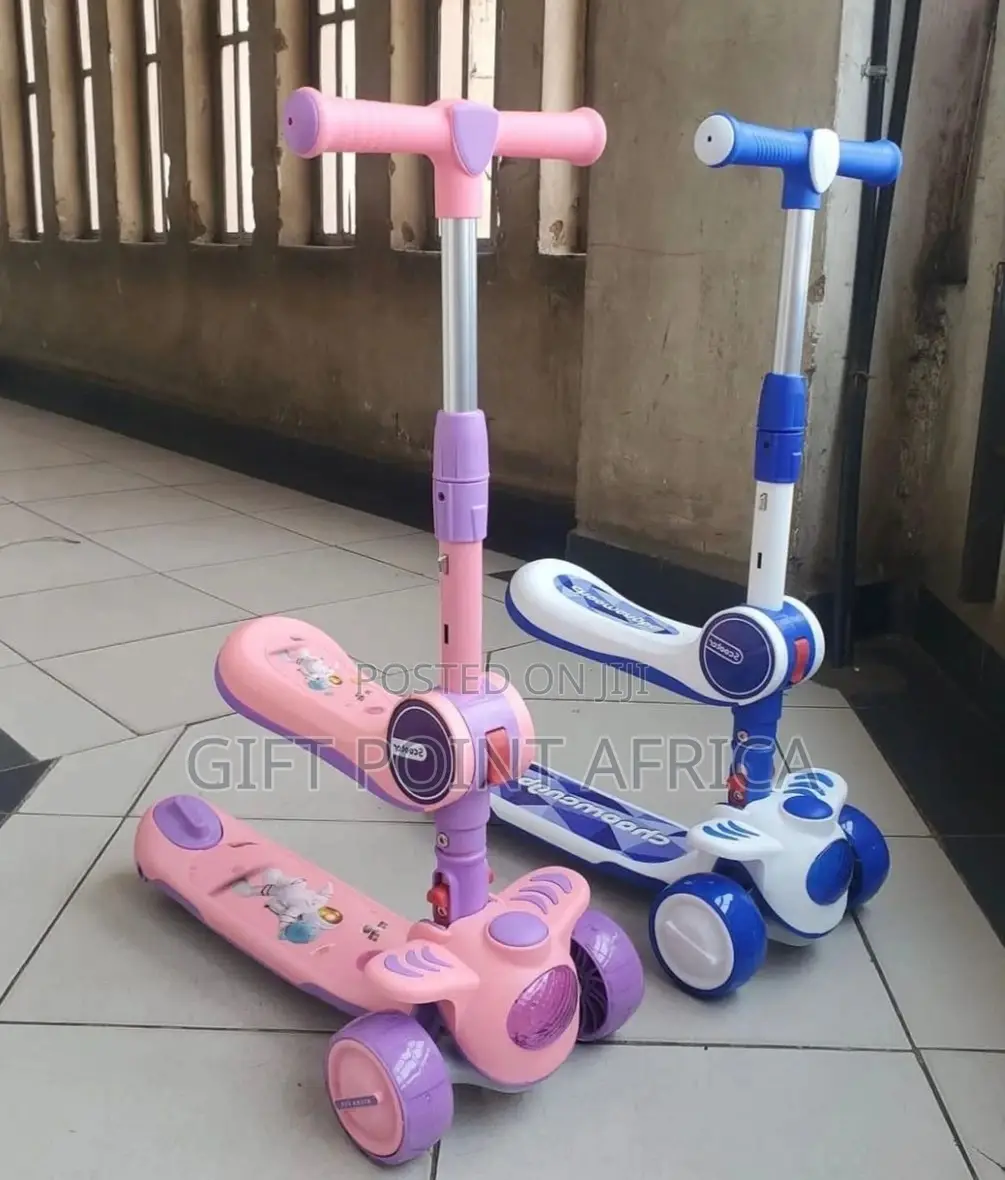 2 in 1 Three Wheels Kids Scooters