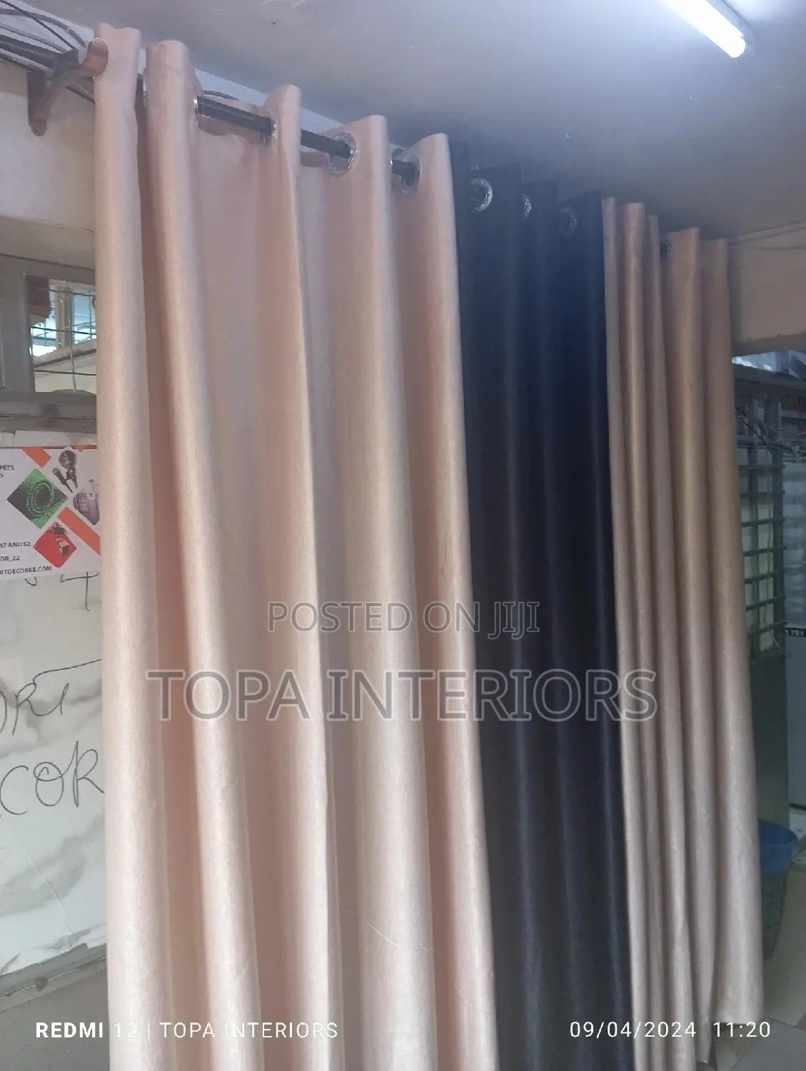 Beige and Black Curtains Beige and Black Curtains