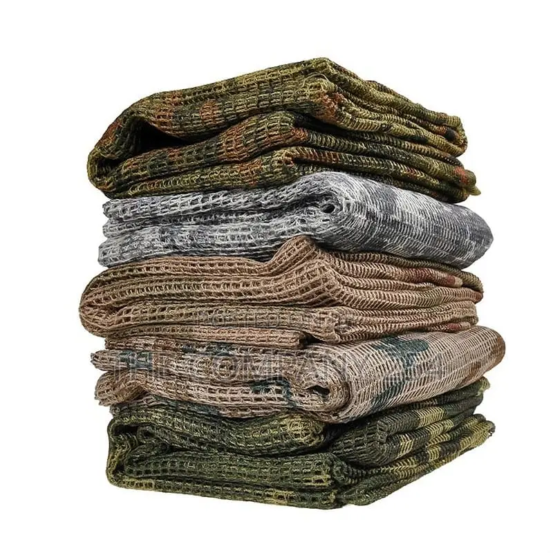 Camouflage Outdoor Scarf Tactical Mesh Neckerchief Mask