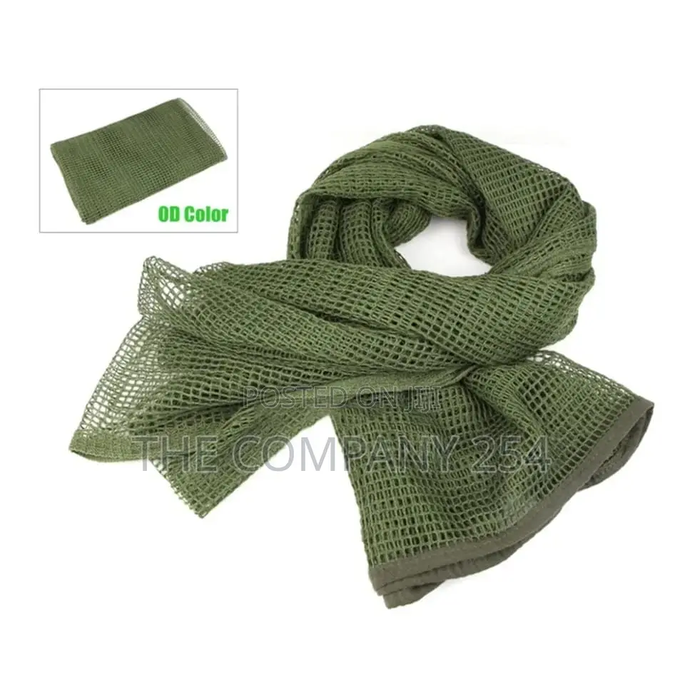 Camouflage Outdoor Scarf Tactical Mesh Neckerchief Mask