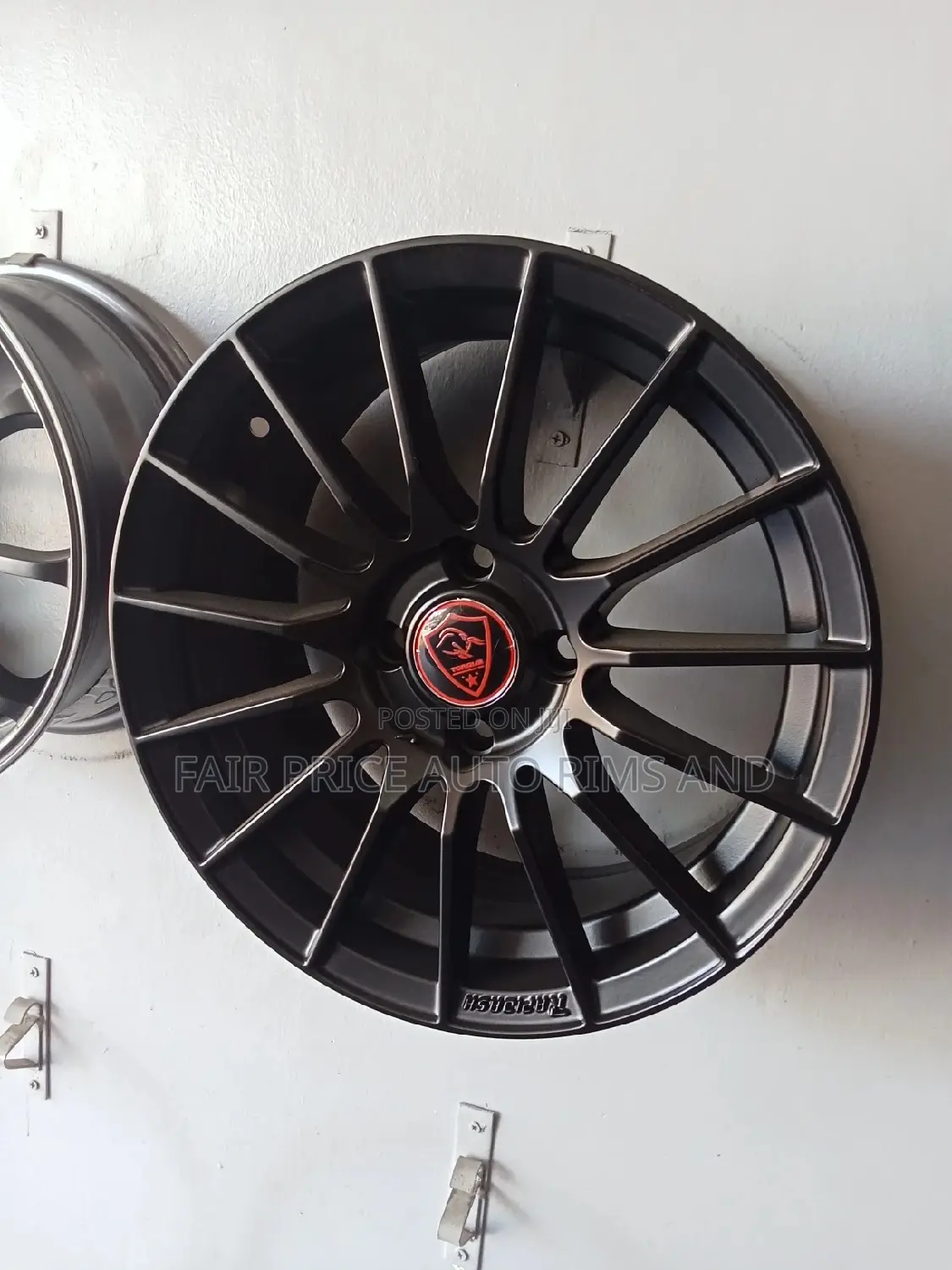 Sports RKMS Toyota Size 15/4/100 Black Silvery