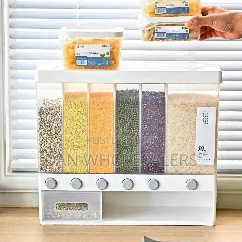 Six Compartment Cereals Dispenser