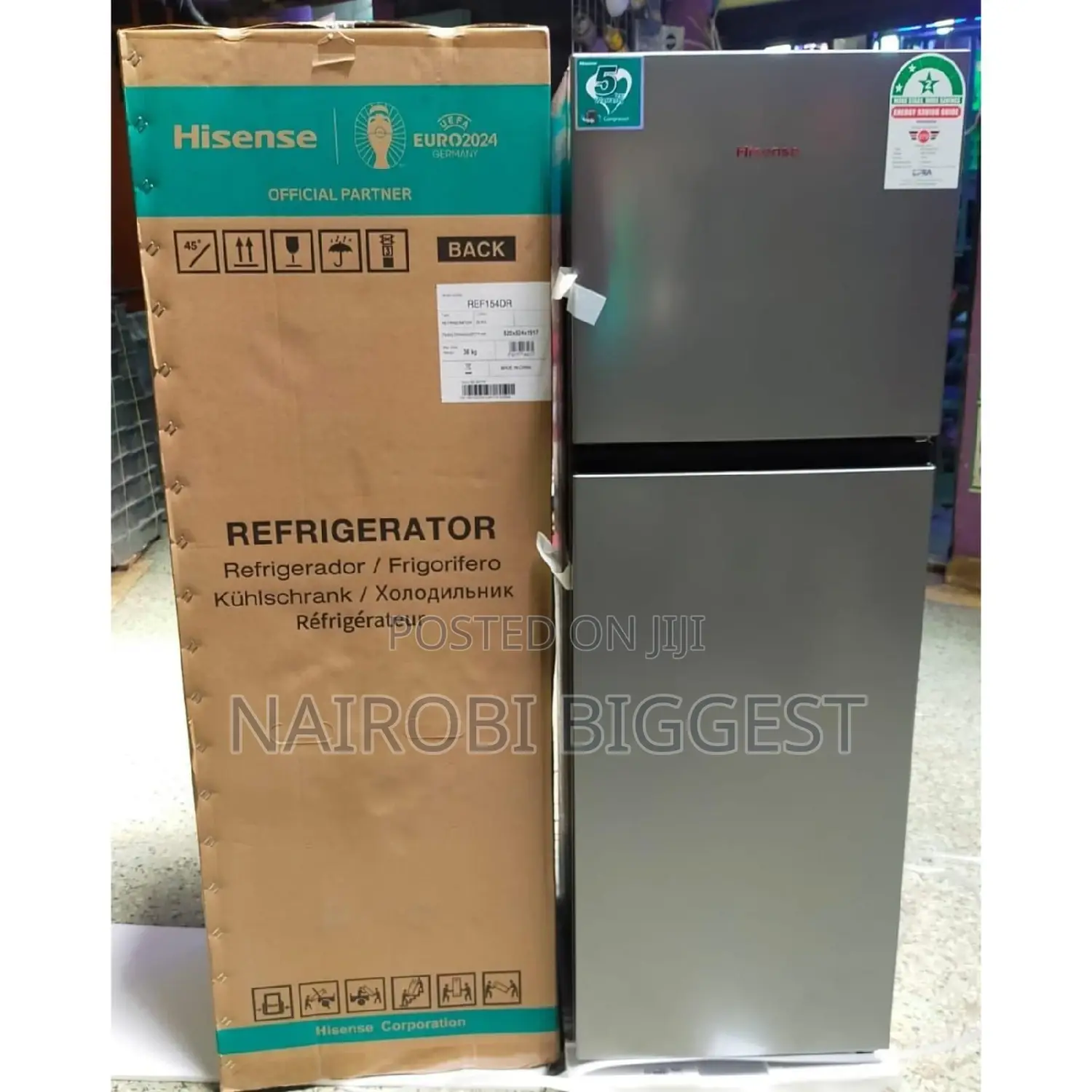 Hisense 154 Double Door Fridge