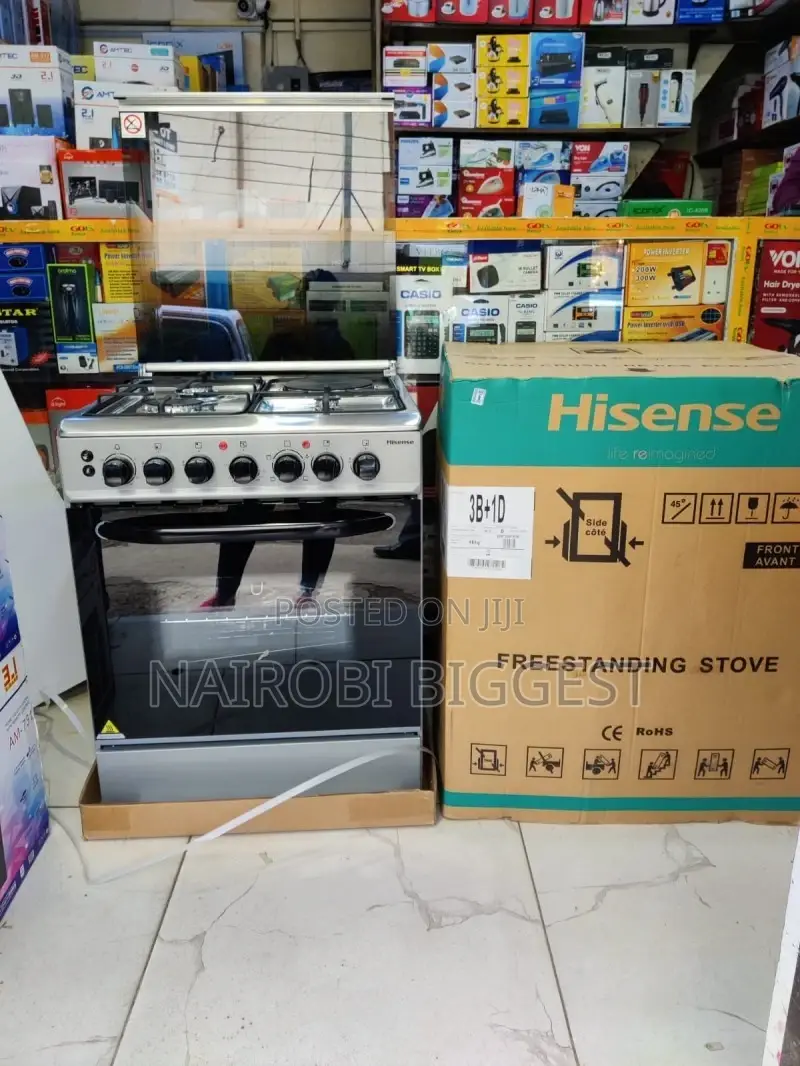 Hisense 3+1 Gas Cooker 60 By 60