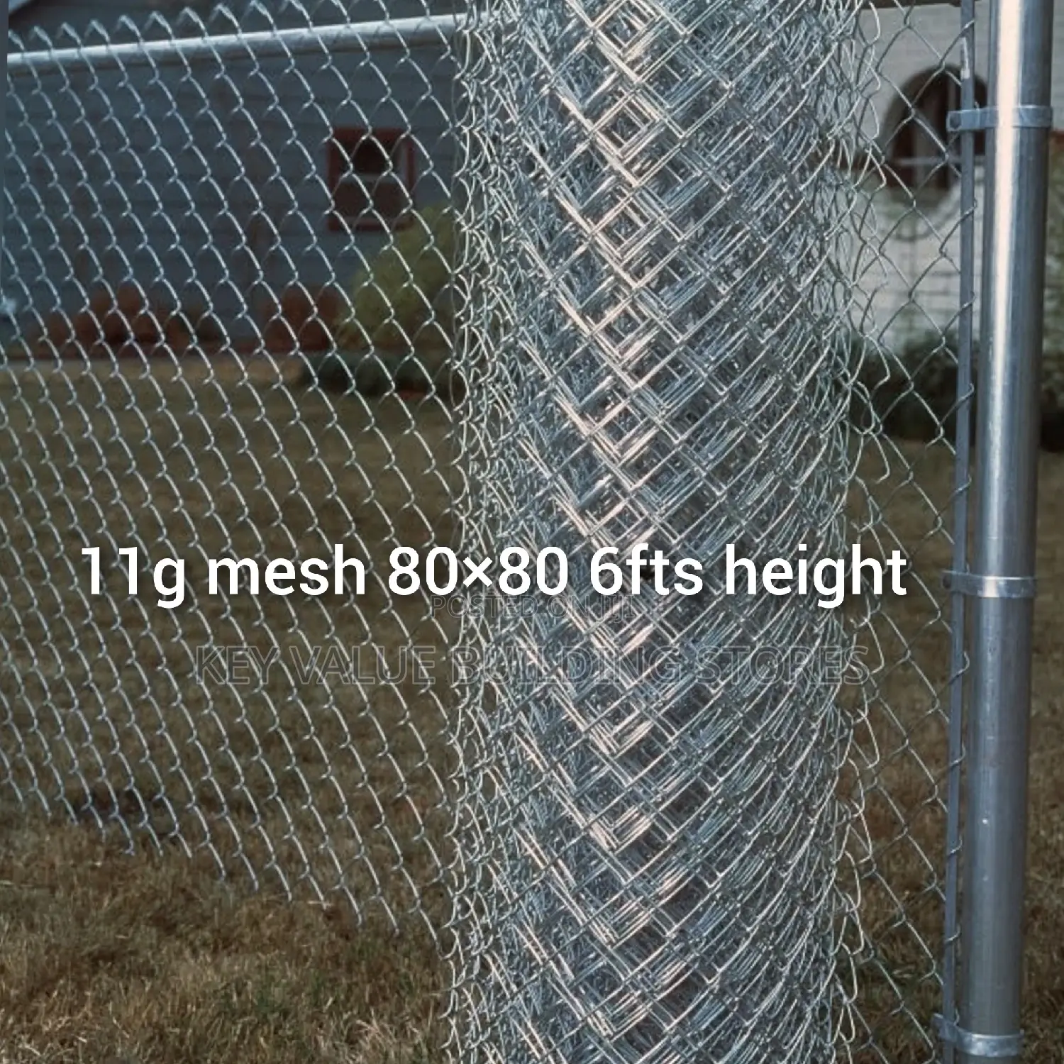 11g Wire Fencing Chainlink Mesh 80×80 6fts