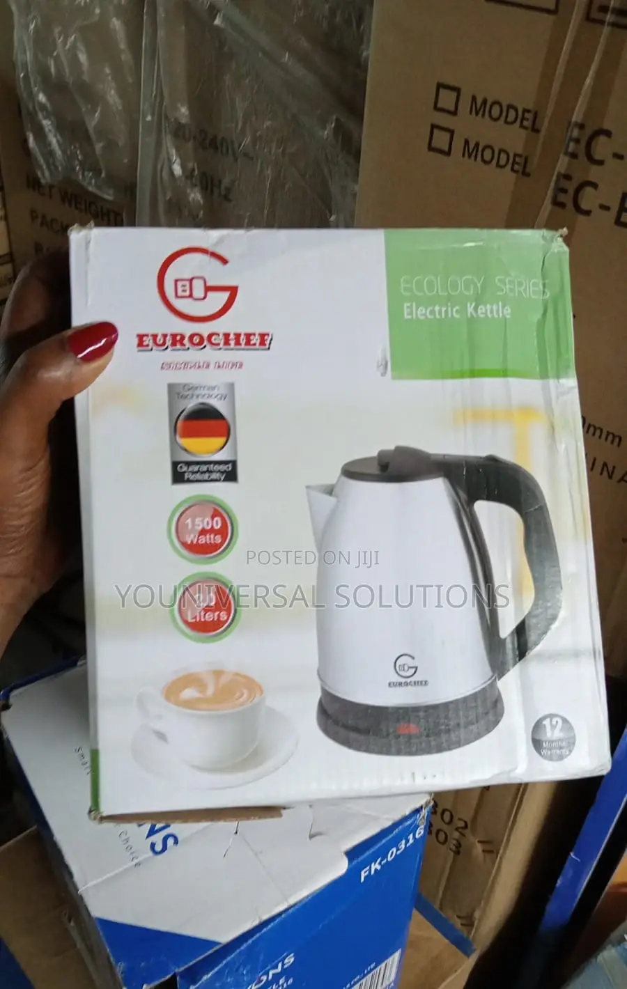 Eurochef Electric Kettle - 2.0ltrs