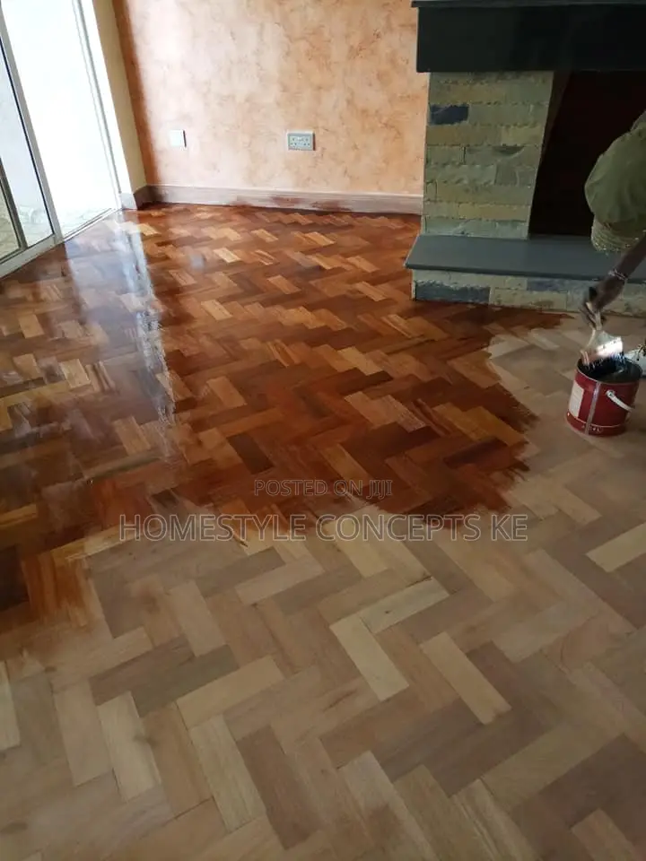 Beautiful Floor Parquets Wood Blocks Timber Installation