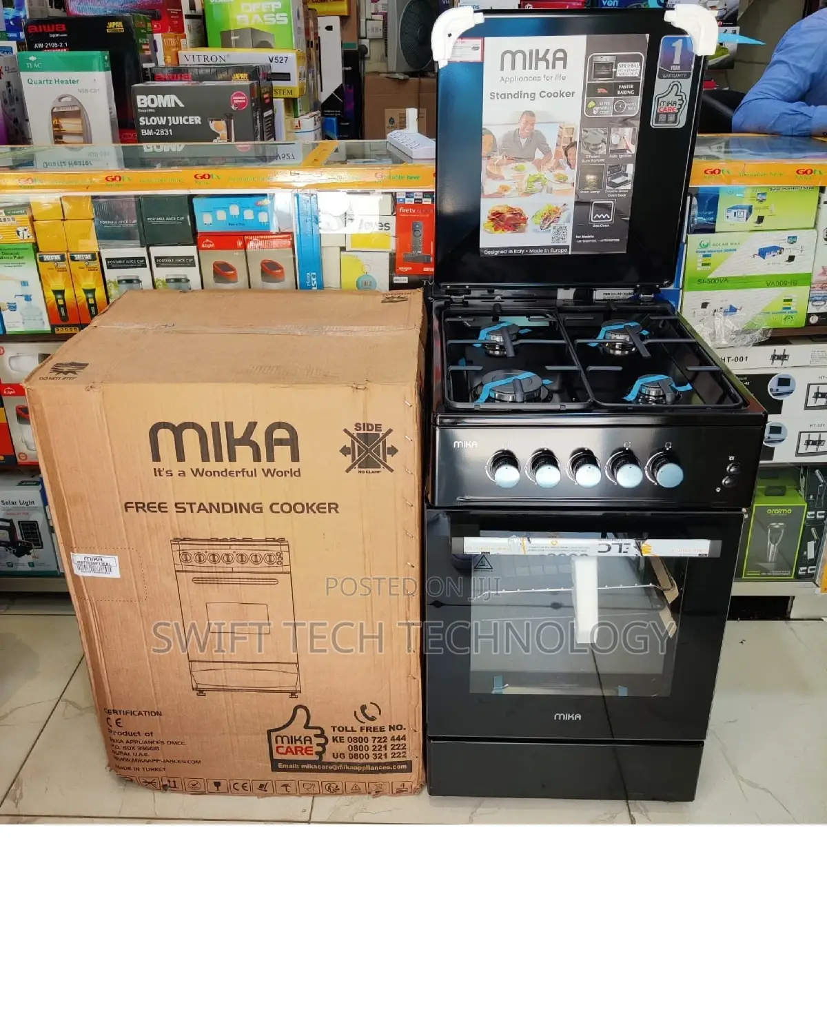 Cooker Mika Standing Cooker Full Gas ,All Gas
