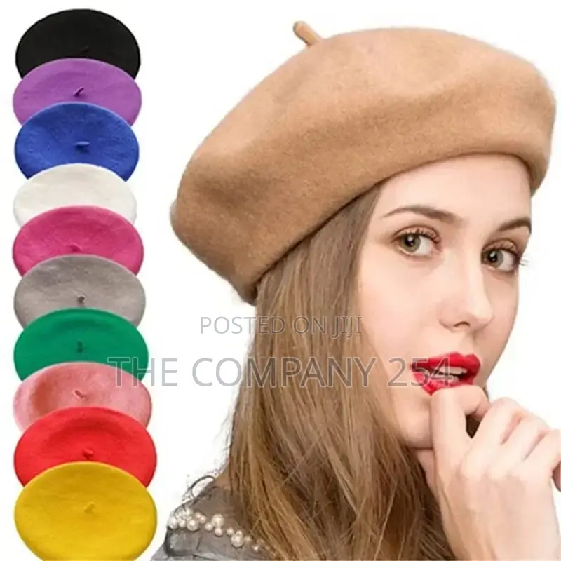 Women Wool Berets French Artist Style Warm Winter Beanie