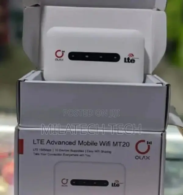 150 MBPS 4G LTE Olax Mifi 2G,3G and 4G New Mt10 Mifi