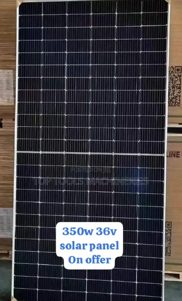 350watts 36volts Monocrystalline Solar Panel Half Cut Cells